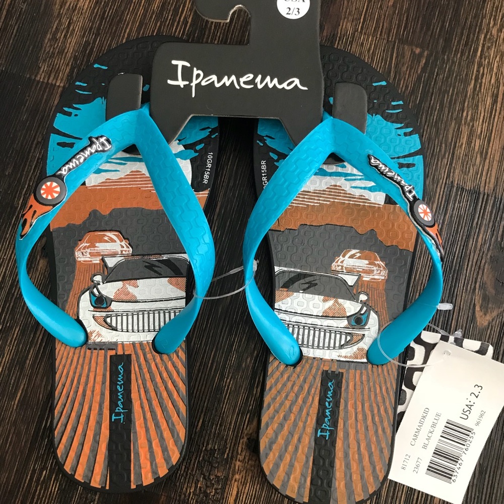Boys car print sandals